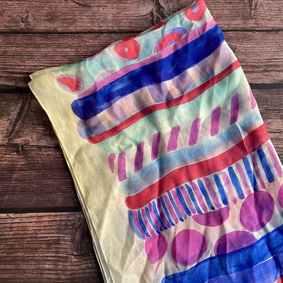 MOSCHINO | Silk print scarf … Dreams Can Come True… - Picture 10 of 12